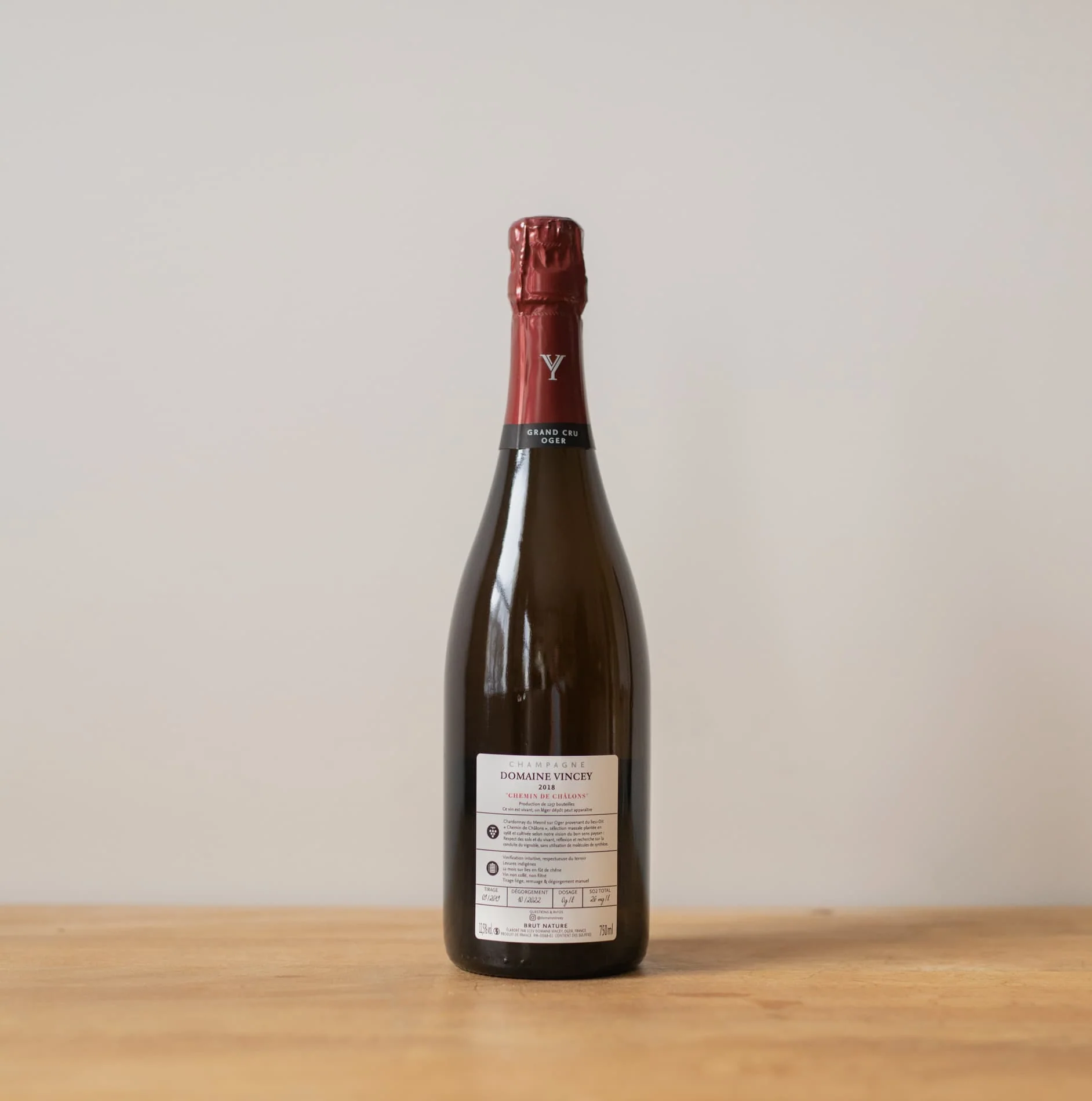 Domaine Vincey Chemin de Châlons 2018 - Image 2