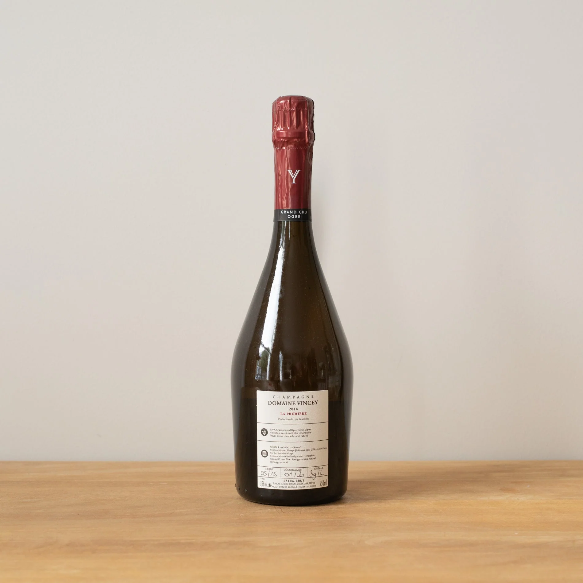 Domaine Vincey La Premiere 2014 Jeroboam - Image 3