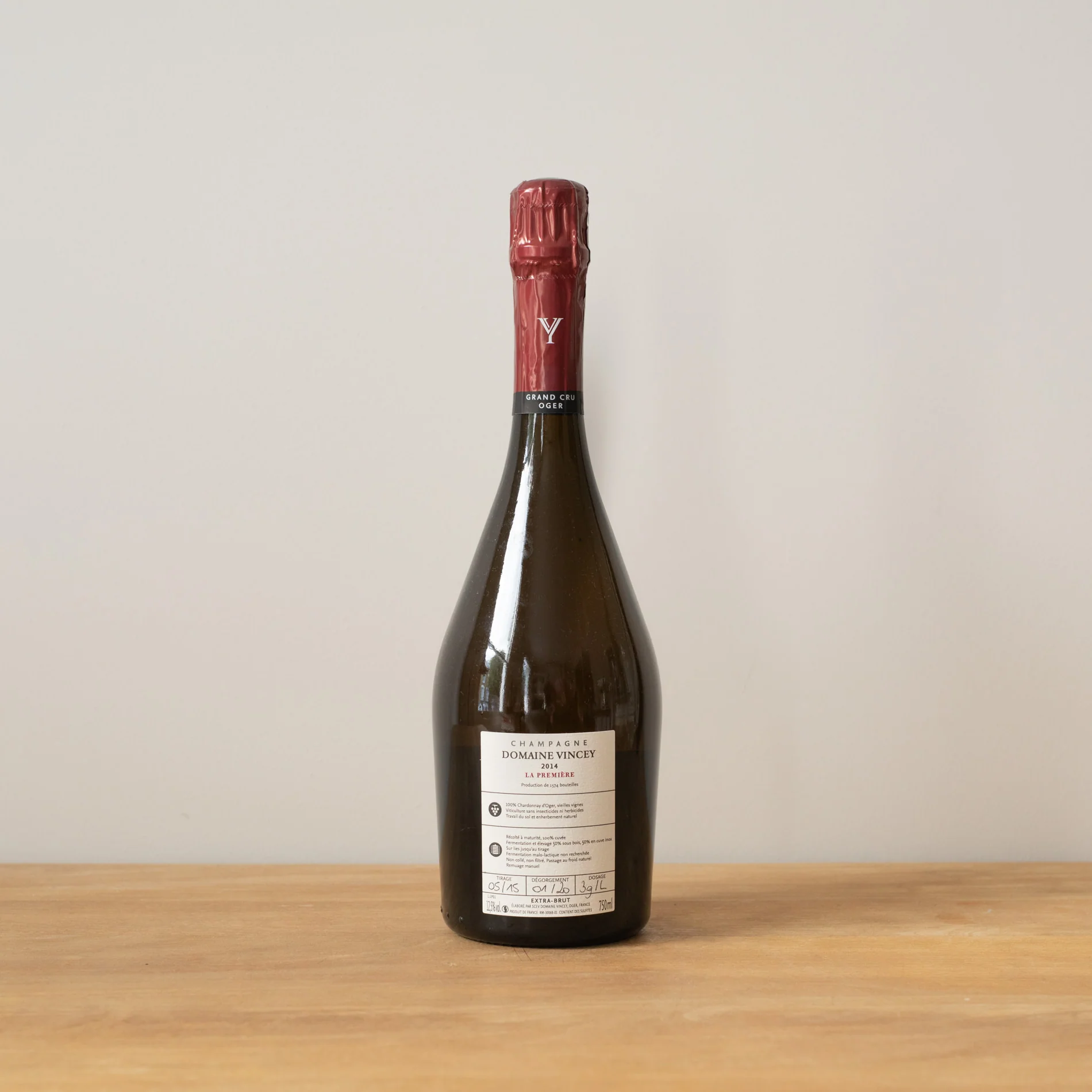 Domaine Vincey La Premiere 2015 - Image 2