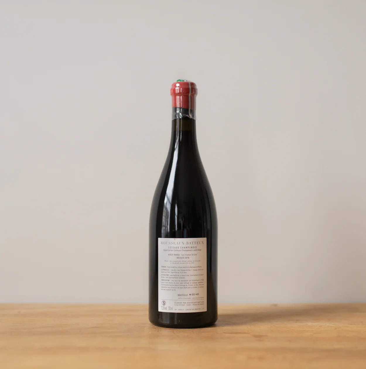 Rousseaux Batteux Coteaux Champenois Verzy Rouge - Image 2